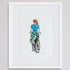 "GIRL ON BIKE C1" ARCHIVAL GICLEE ART PRINT